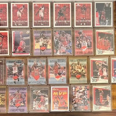 25 - Collectible Michael Jordan Basketball Cards #1