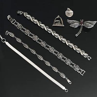 Sterling Silver .925 Jewelry with Marcasite