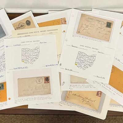Collection Of Antique Ohio Postal History Covers & Envelopes #3