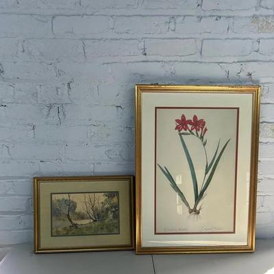 Paul Sawyier Offset Print as well as a Botanical Print