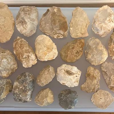 Collection Of Native American Arrowhead & Tool Pieces #2