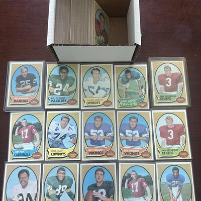 Over 100 1970 Topps Football Cards. Len Dawson, Willie Wood, and More
