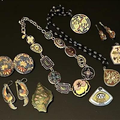 Cloisonné and Enameled Jewelry