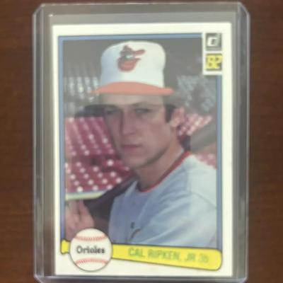 1982 Donruss Baseball Card. Cal Ripken Jr. Rookie. Card Number 405