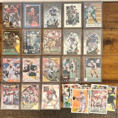 25 - Collectible Football Cards Some Numbered & Autographed