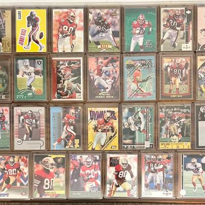 27 - Collectible Jerry Rice Football Cards