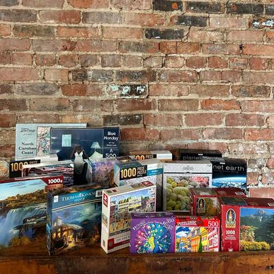 Lot Of 17 Unopened Puzzles