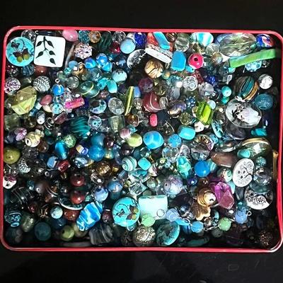 Box of Designer Glass Beads