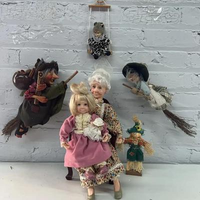 Set Of Dolls And Some Witches