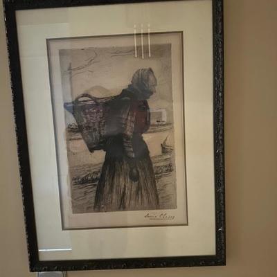 Engraving by the Belgian artist Louis Clesse.