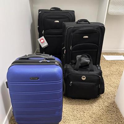 New and like new luggage