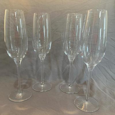 Tiffany & Co. champagne flutes.