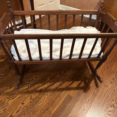 Antique cradle