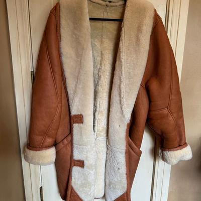 New/Like new shearling coat.