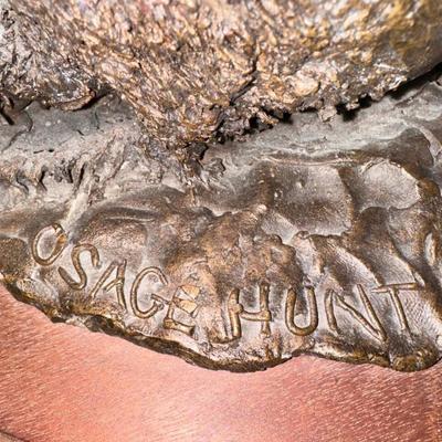 "Osage Hunt" bronze