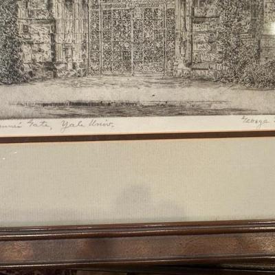 "Alumni Gate, Yale University" George New.