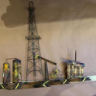 Oil & Gas Industry wall sculpture
