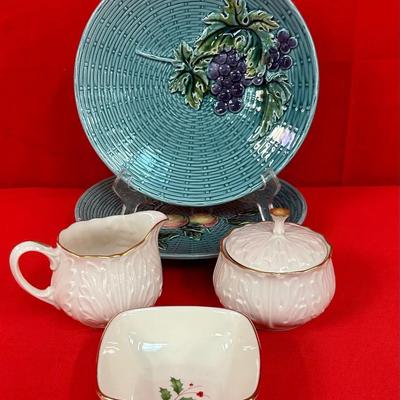 Lenox “Holiday” & “Cottage Collection” + Zell Majolica Plates