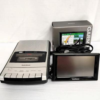 Garmin Navigation And Radio shack Recorder