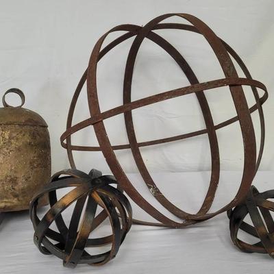 Brass Bell & Decorative Balls