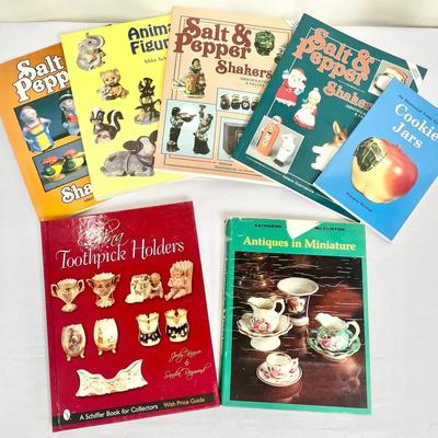 Collector Reference Books – Salt & Pepper Shakers, Cookie Jars, Animal Figurines, and Miniatures