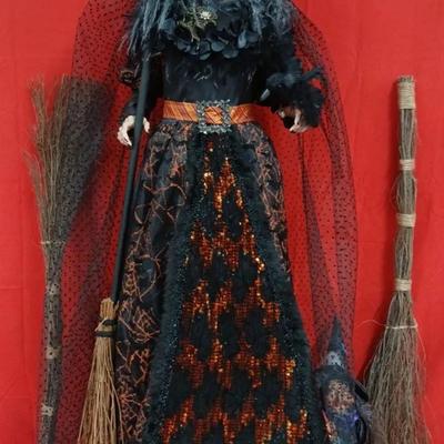 Incredible 50" Standing Halloween Witch