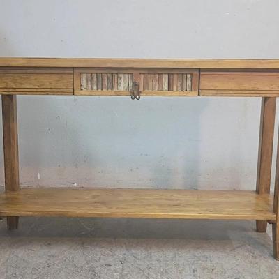 Rustic Pine Sofa Table