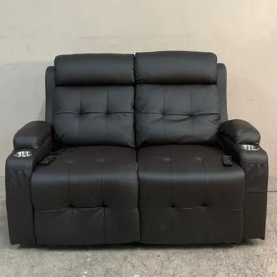 Double Recliner With Massage Controls 