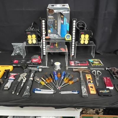 Hand & Power Tool Lot – Bostitch Staplers, Bernzomatic Torch Kit & More