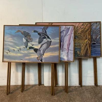 Vintage J. Macleod Duck Tv Trays