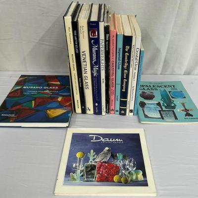 14 Glass Reference Books: Murano, Venetian, Carnival, Paperweights, Ruby & More