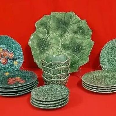 Mid-Century Bordella Pinheiro Portugal & Majolica Germany