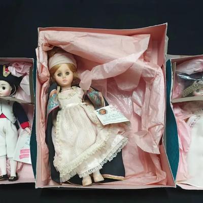 Madame Alexander Collector Dolls – “Napoleon,” “Josephine,” and “Martha Randolph”