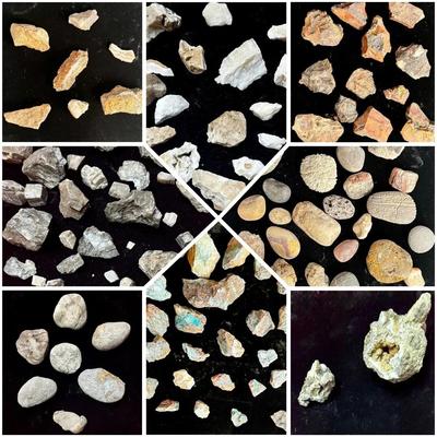 Collection Of Onyx, Copper, Obsidian, Calcite + More Rocks Fossils & Minerals! 