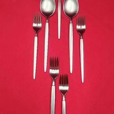 7-pcs Vintage "ASTRO" Stanley Roberts MCM Flatware 
