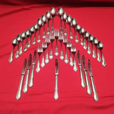 36-pc Set Custom Stainless Japanese Flatware 