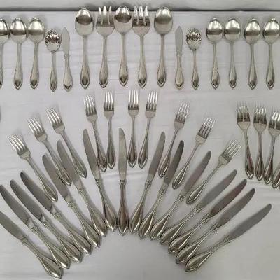 72-pc Set Oneida "Arbor - American Harmony" Stainless Flatware