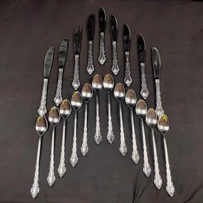 21-pcs Rogers Co. Stainless Flatware