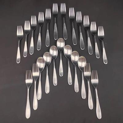 23-pc Set Hampton Silversmiths MESSINA Stainless Flatware 
