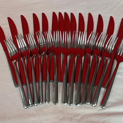 27-pc Set of Forks and Knives   