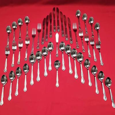 45-pc Set Vintage Sango Stainless Flatware