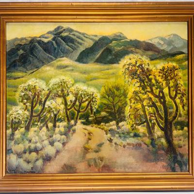 Lucy Drake Marlowe Desert Landscape Oil Painting