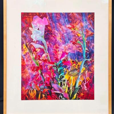 Psychedelic Floral Cibachrome by William Lesch