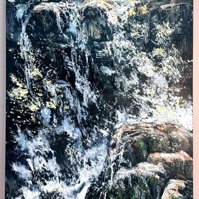 White Mountain Cascade by James Cook