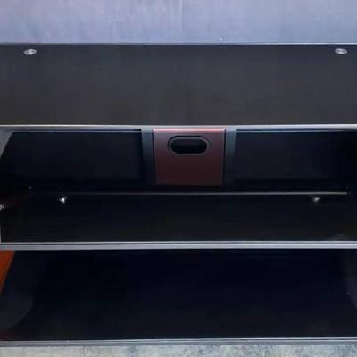 Br115 glass tv stand