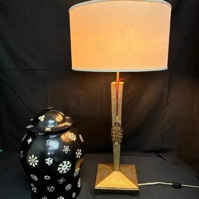 Br101 lamp decorative jar with lid