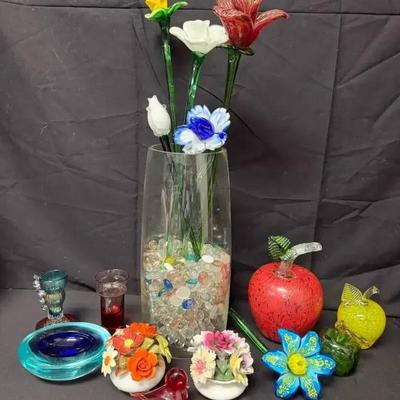 Br128 art glass assortment