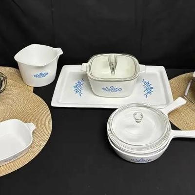 Br146 corningware glass casserole bowls