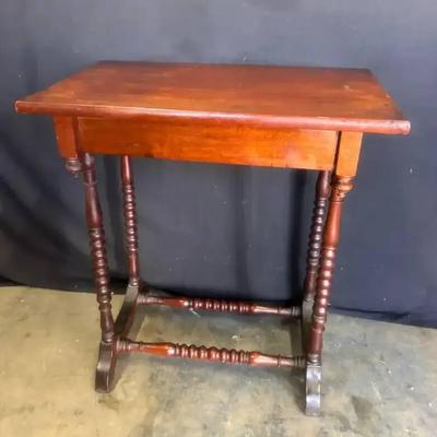Fl110 19th century mahogany one drawer stand