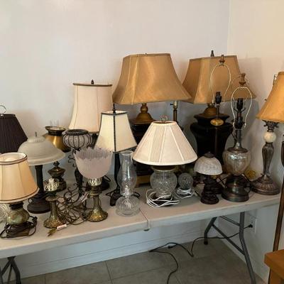 Sale Photo Thumbnail #14: Table Lamps